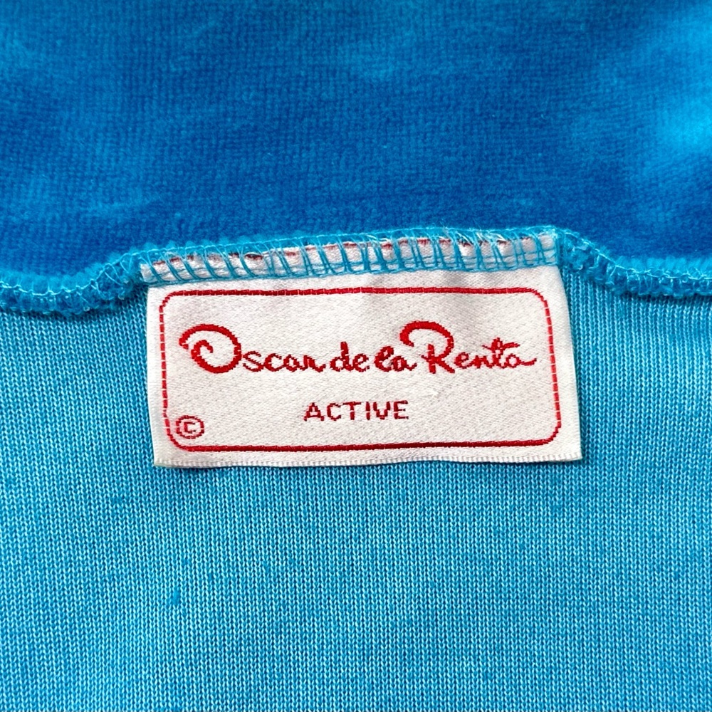 Oscar de la Renta Blue Activewear - Picture 2 of 5